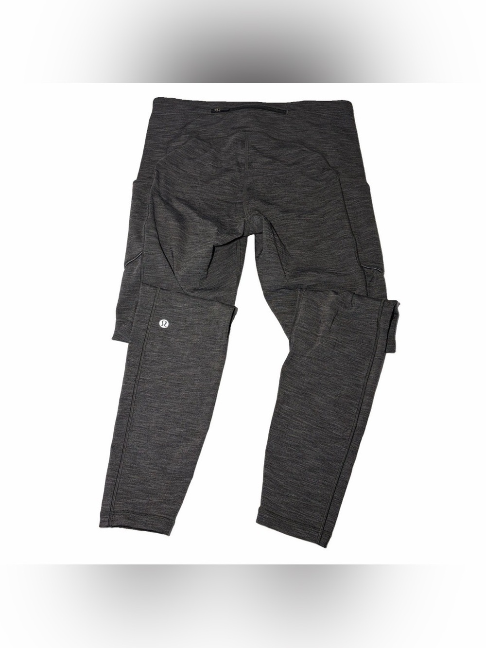 Lululemon Speed Up Tight Leggings Luxtreme Heathered Grey Size 8 Euc